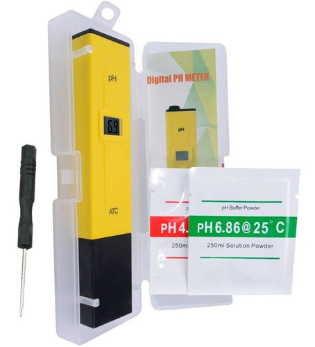 Medidor De Ph Peachimetro Digital Hidroponia Indoor Pecera