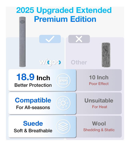 Wigoo 2024: Versión Extendida En Gamuza Suave Y Resistente