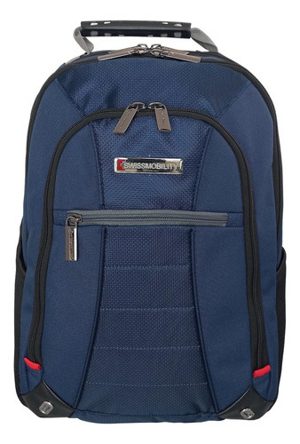 Mochila Portalaptop 17'' Olten Swissmobility, Color Azul