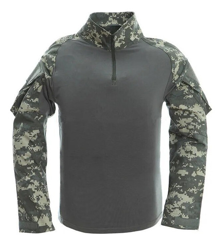 Camiseta De Combate De Camuflaje, Airsoft Y Paintball Army T