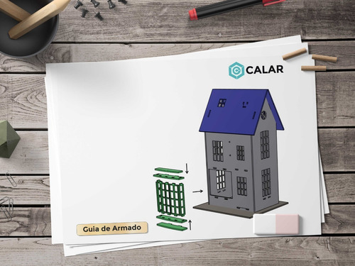 Imagen 7 de 7 de Flourish & Blotts (harry Potter) Maqueta Rompecabezas 3d