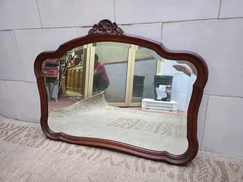 Espejo Provenzal Biselado Dormitorio Sala Baño Livin Antiguo Lustrado (Usado)