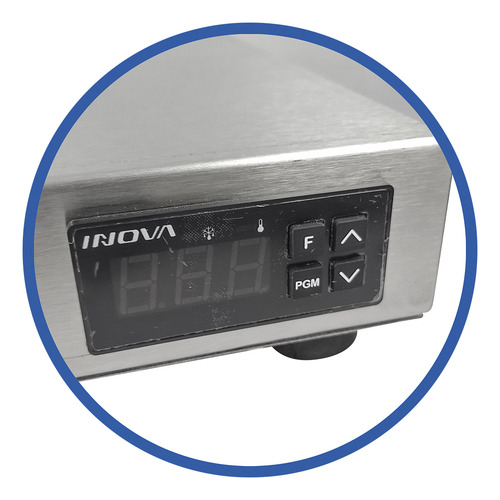 Pista Mesa Aquecida 80°c Controlador Digital 70x45 Lanches