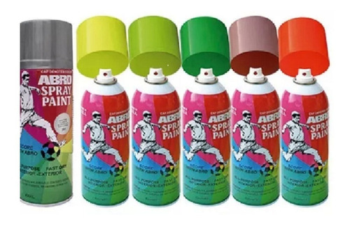 Pintura Spray Aerosol Abro Made In Usa P/plasticos Blanco