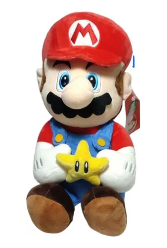 Peluche Super Mario Bros Con Estrella 