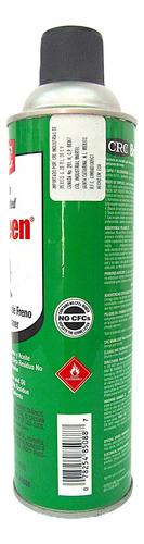 Limpiador De Partes De Frenos Crc Brakleen 6 Pzas. 397 G. Transparente