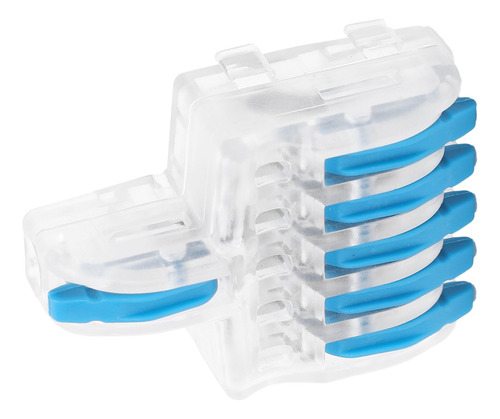 Conector Rápido Spl Azul De 1 Entrada Y 5 Salidas, 20 Piezas
