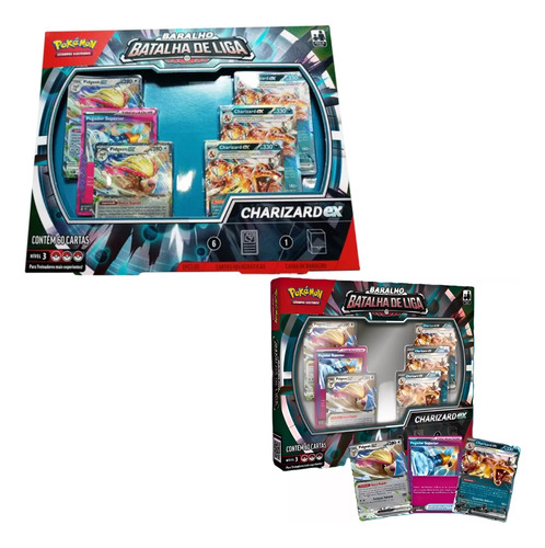 Copag Pokémon Baralho de Liga Charizard Ex Português