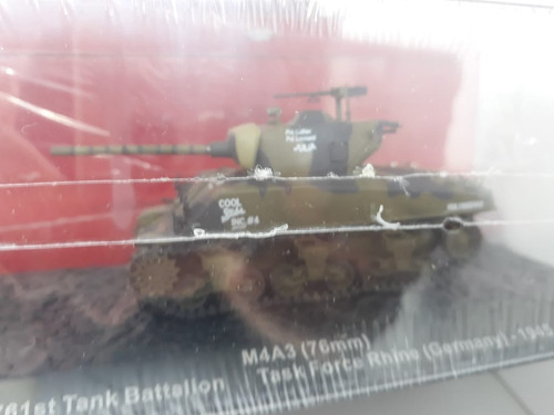 Coleção Miniatura Carros De Combate M4a3 Sherman Usa 1945 Ebancas