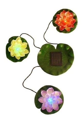 Beckett Corporation Solar Lily Lights Para Estanque
