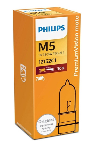 Lampara Philips M5 Standard Delantera 35/35w 12v