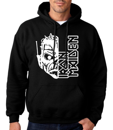 Sudaderas Iron Maiden Para Hombre Negras Diseños Fantásticos