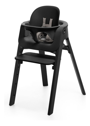 Stokke Steps - Silla Alta, Color Negro, Sistema De Asiento 5