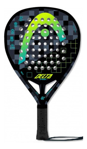 Pala Raqueta Padel Head Delta Speed Pro Alta Gama Color Gris Oscuro