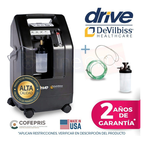 Imagen 1 de 10 de Concentrador De Oxigeno 5 Litros 525ds Marca Devilbiss