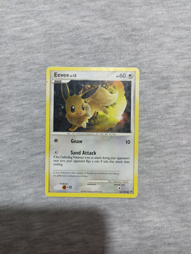 Tarjeta Pokémon Eevee Rareza Común Ingles #2 (Usado)