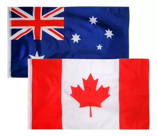 2 Piezas De Canadá Canadá Bandera Nacional De Australia