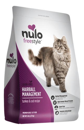 Nulo Cat Fs Grain Free Hairball Management - 2.2 Kg