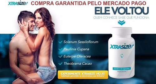 2 Xtrasize 100% Original - 120 Cápsulas Super Promoção