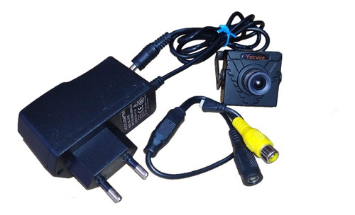 Imagem 1 de 2 de Mini Câmera Sharp Mncd1 1/3 + Fonte 12v 1a