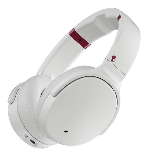 Auriculares Inalámbricos Skullcandy Venue White Y Crimson Con Luz Led