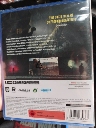 Alan Wake 2 Delux Edition Nuevo Sellado Ps5 (Usado)