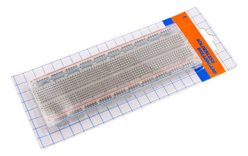 Protoboard Transparente 830 Puntos Mb102 Pruebas Arduino Pcb