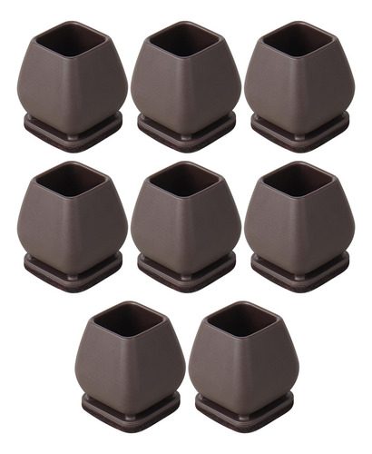 2 X 8 Piezas Fundas Para Patas De Silla Tapas Cuadrado 20 A