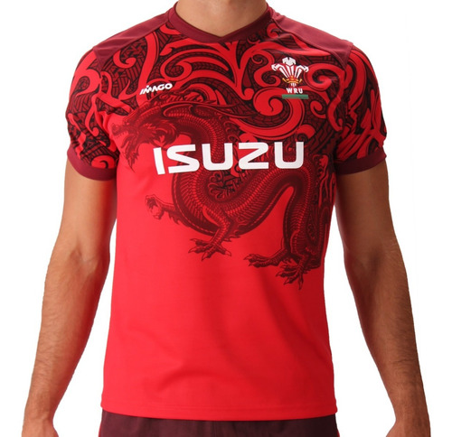 Camiseta Rugby Gales Imago/ Talles 12 A 3xl - Varios Modelos