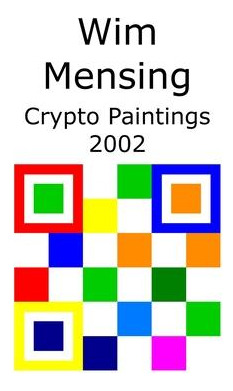 Libro Wim Mensing Crypto Paintings 2002 - Wim Mensing