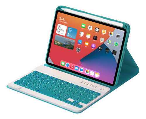 Funda De Piel Y Teclado Para iPad Mini6 De 8.3 Pulgadas