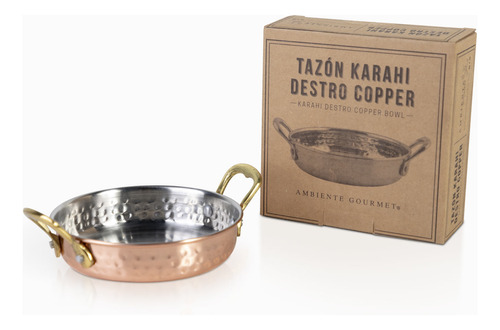 Tazon Karahi Destro Copper Ambiente Gourmet