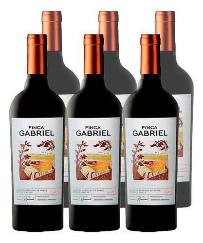 Vino Finca Gabriel Roble Syrah 750ml Caja X6 Unidades