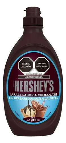 2 Pza Jarabe Hershey's Sin Grasa Sabor Chocolate 524 G