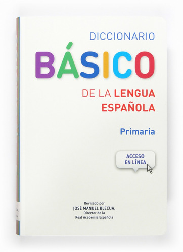 Libro Diccionario Basico De La Lengua Espanola.primaria