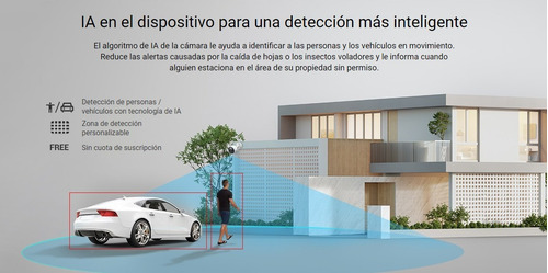 Imagen 5 de 10 de Camara Seguridad Ip Wifi 3k 5mp Ezviz H3 Full Color Exterior