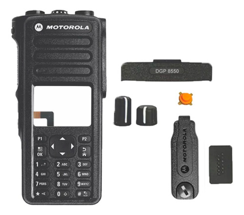 Carcasa Radio Motorola Dgp8550 - Flex Ptt Hacia Abajo- Nuevo