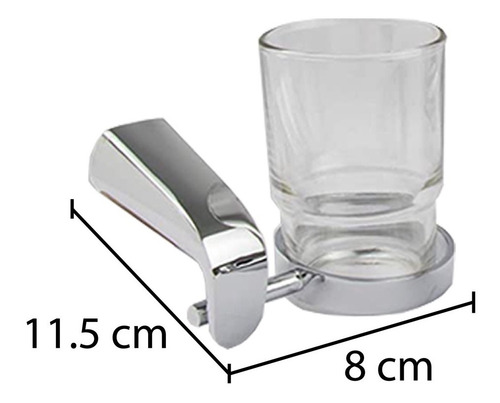 Cnx Kit De Accesorios Para Baño Con Acabado Cromados
