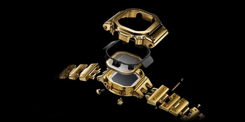 Relógio G-shock Gmw-b5000gd-9dr Tough Solar E Bluetooth +nfe