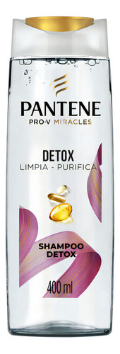 Pantene Pro-v Miracles Shampoo Detox Limpia Purifica 400 Ml