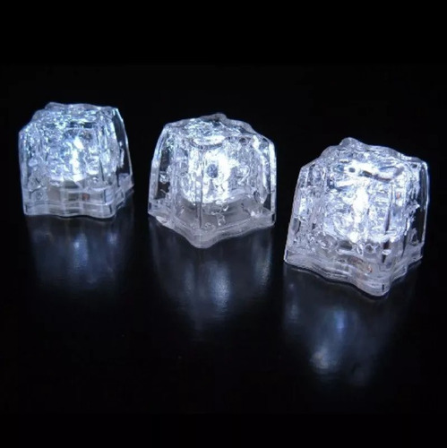 550 Cubos Hielos Luz Led Sumergibles Cambio Color Automático