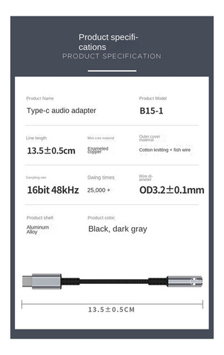 Xt Adaptador De Audio Digital C4usb C A Conector Para