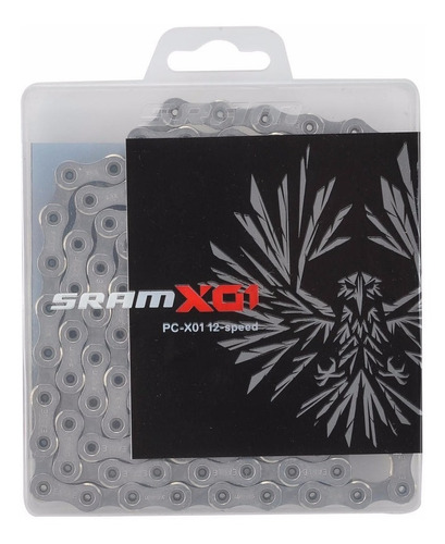 Corrente Sram Eagle X01 Pc X01 Prata 126 Links 12v Xx1 263g