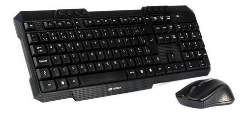 Teclado C/mouse Wireles Preto K-w10bk C3tech