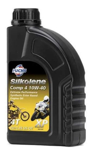 Silkolene Aceite Motor 4t Sintetico 10w-40 Moto - Comp 4 Xp
