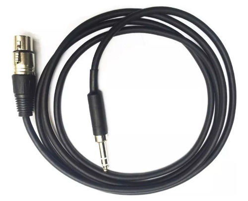 Cable De Audio Xlr Hembra A Plug 6.3 10 Metros Balanceado