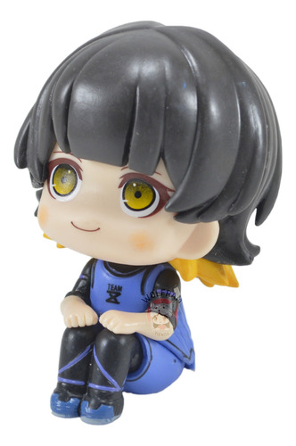 Figura Muñecos Gashapone Blue Lock Bachira Meguru Sentado