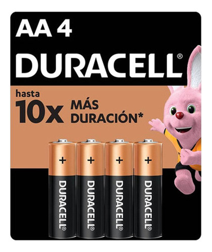 Pila Alcalina Duracell Blíster Aa X4