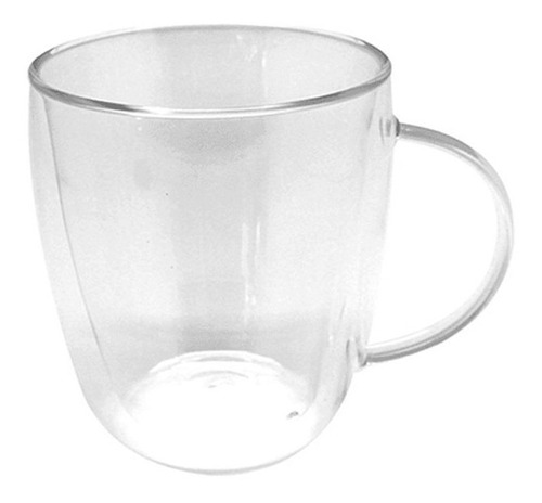 Glasso Taza De Vidrio Doble Pared 470 Ml / Qtq