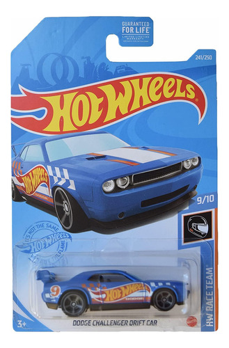 Hot Wheels Dodge Challenger Drift Car [azul] 241/250 Race T.